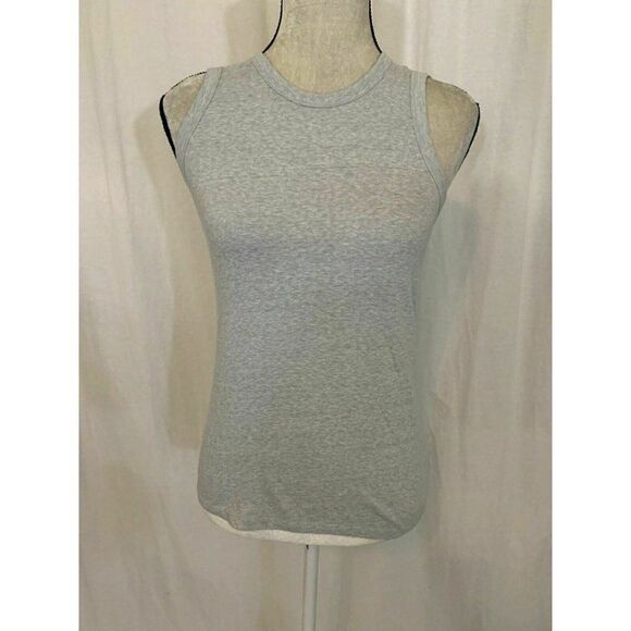 J Crew Womens Solid Gray Crew Neck Tank Top Small - Picture 1 of 6